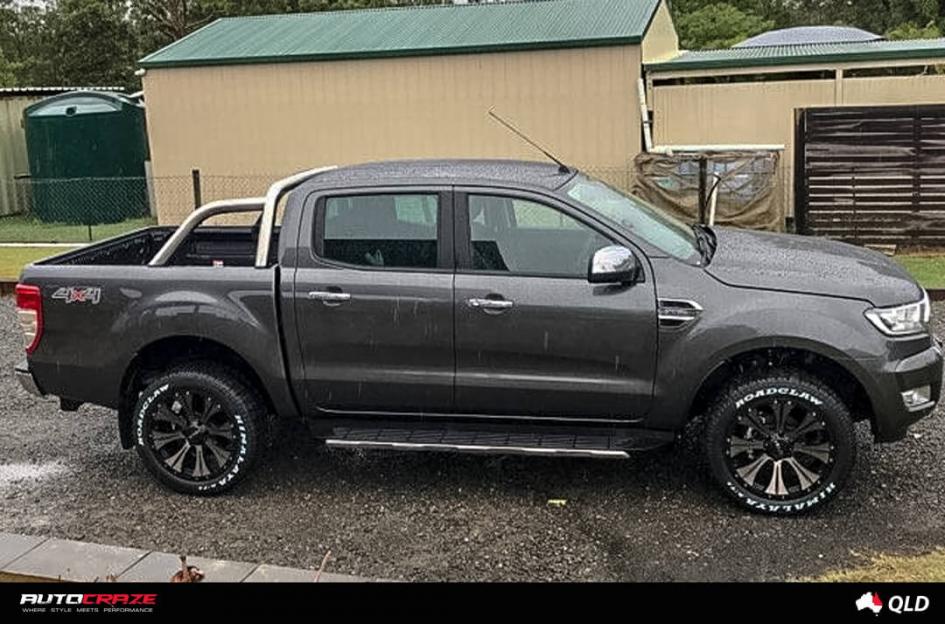 FORD RANGER HE901 SATIN BLACK DARK TINT